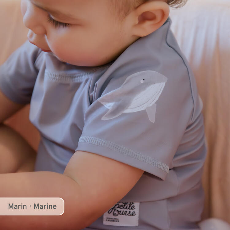 LA PETITE OURSE | Chandail d'Eau Protection UV pour 1-2 ans - Marine