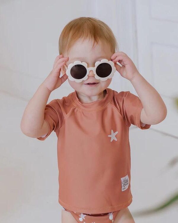 LA PETITE OURSE | Chandail d'Eau Protection UV pour 1-2 ans - Rouille