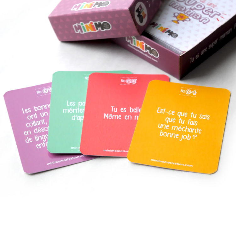 MINIMO | 52 Cartes Réconfort - Pour super maman
