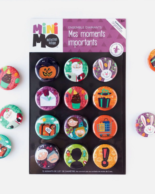 MINIMO | 12 Aimants - Mes moments importants