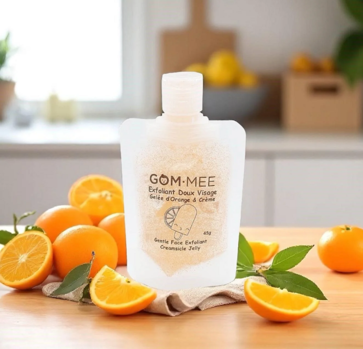 GOM-MEE |Exfoliant Visage en Gelée - Orange et crème - 45g