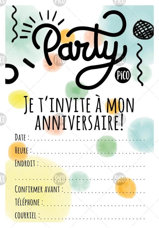 PICO TATOO | Invitation Party