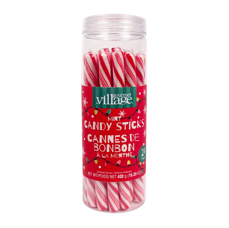 GOURMET VILLAGE | Cannes de bonbon festifs