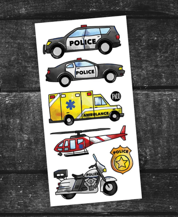 PiCO | Tatouage Temporaire - Urgence 911