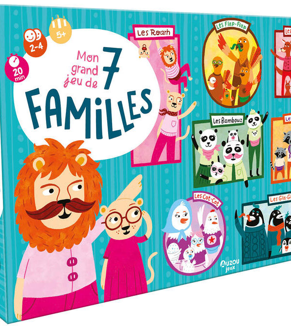 AUZOU | Mon Grand Jeu de 7 Familles