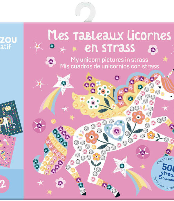 AUZOU | Mes Tableaux Licornes en Strass