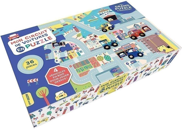 AUZOU | Mon Circuit de Voitures - En puzzle