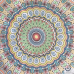 BIMOO | Nappe à Colorier - Mandala - 45x45