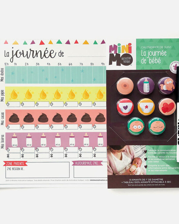 MINIMO | Calendrier de Suivi - La journée de bébé