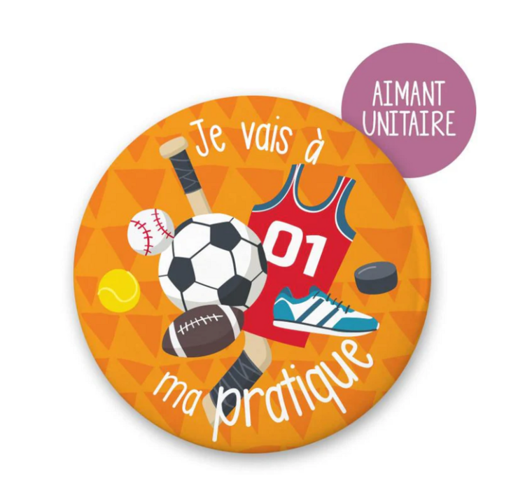 MINIMO | Aimant unitaire - Je vais à ma pratique