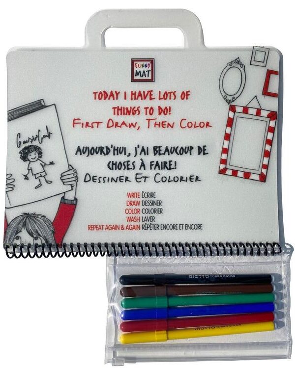 FUNNY MAT | Ensemble Mini - Aujourd'hui, j'ai beaucoup de choses à faire!