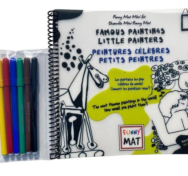 FUNNY MAT | Ensemble Mini - Peintures célèbres, petits peintres