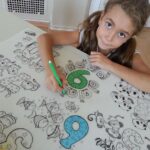 FUNNY MAT | Tapis à Colorier de Table - Les nombres