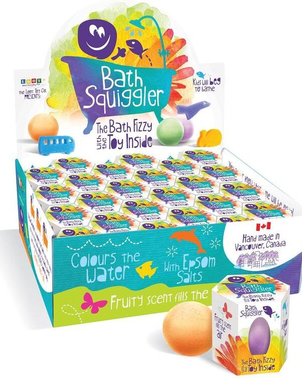 LOOT TOY | Bombe de Bain avec Sel d'Epsom - Squiggler