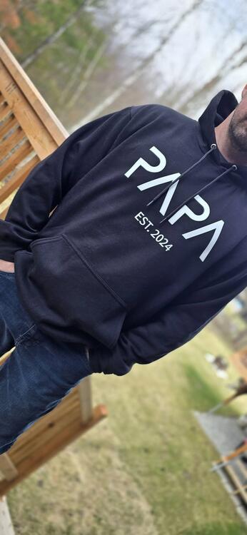 XPLOR DESIGN | Hoodie homme - PAPA est 2024