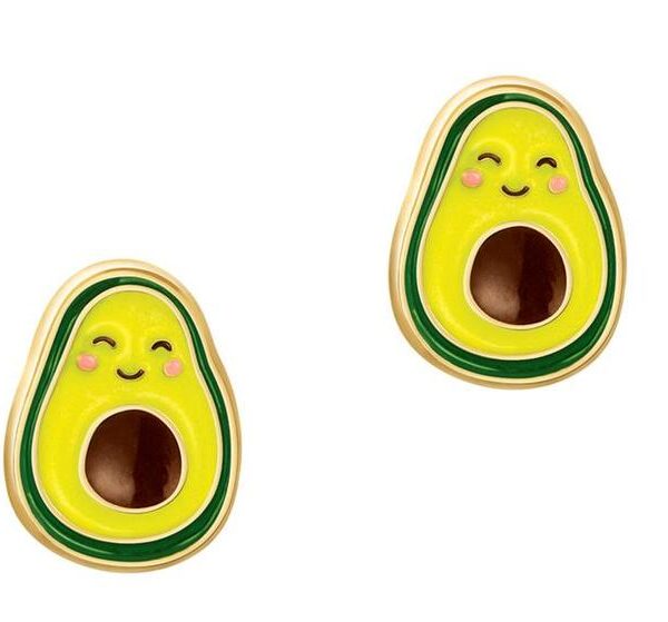 GIRL NATION | Boucles d'Oreilles en Émail - Avocat