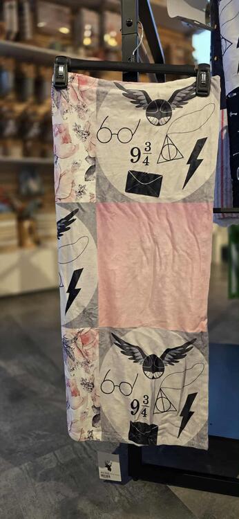 MINI COCO | Couverture Patchwork - Harry Potter rose