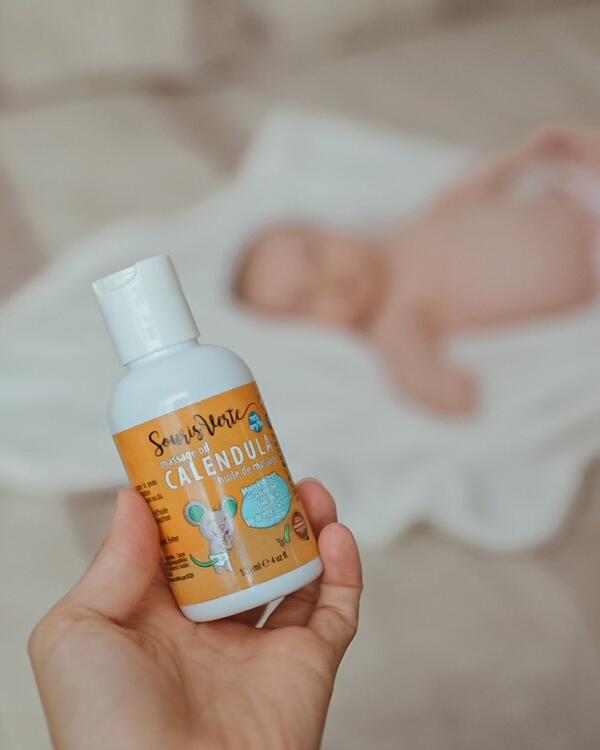 SOURIS VERTE | Huile de Massage Calendula - 120 ml