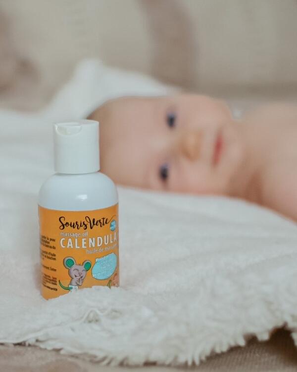 SOURIS VERTE | Huile de Massage Calendula - 120 ml