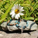PUR NOISETIER | Duo de Bracelets 8" - Apatite bleue
