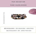 PUR NOISETIER | Duo de Bracelets 8" - Rhodonite