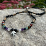 PUR NOISETIER | Collier Diffuseur 24" - 7 pierres chakras