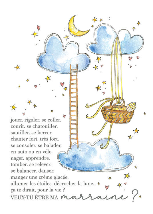 STÉPHANIE RENIÈRE | Carte de Souhait - LUNA 04