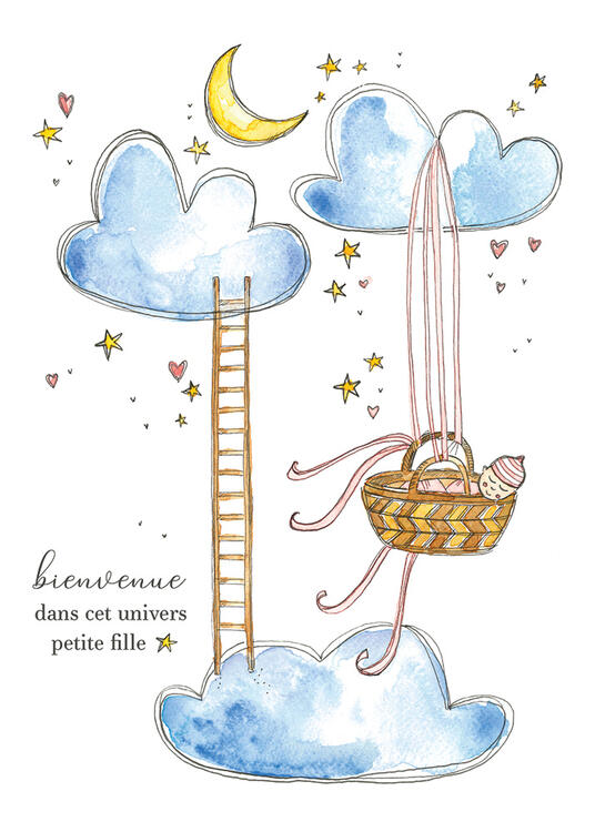 STÉPHANIE RENIÈRE | Carte de souhait - LUNA 12