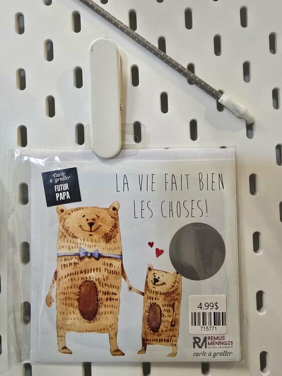 REMUE MÉNINGES | Carte à Gratter - La vie fait bien les choses! - Futur papa