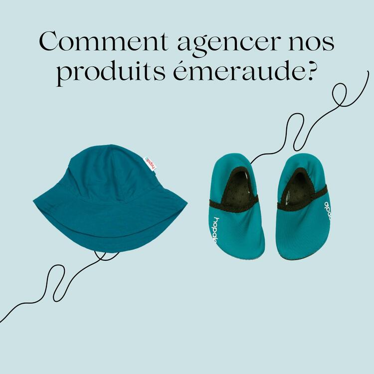 HOPALO | Chapeau Soleil UV 50+ pour 4-6 ans - Émeraude