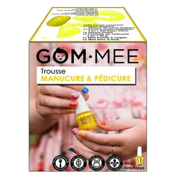 GOM-MEE | Trousse Manucure et Pédicure - Jaune