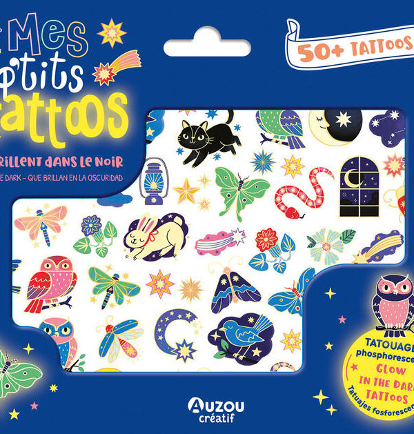 AUZOU | Mes P'tits Tattoos - Qui brillent dans le noir