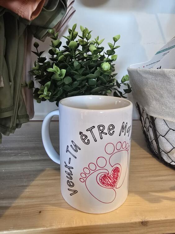 PATTE GAUCHE | Tasse - Veux-tu être ma marraine