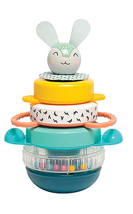 TAF TOYS | Anneaux à Empiler - Hunny Bunny