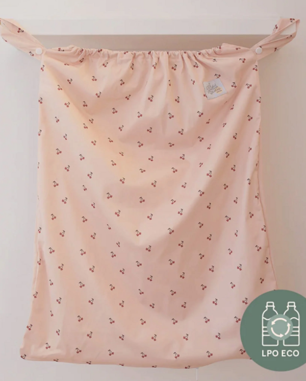 LA PETITE OURSE | Sac pour Couches Souillées - Coeur de cerise