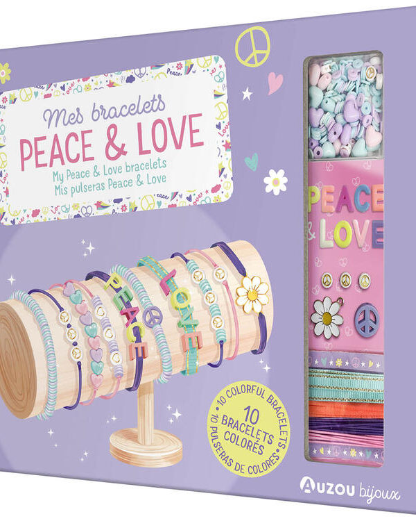 AUZOU | Mes Bracelets Peace & Love