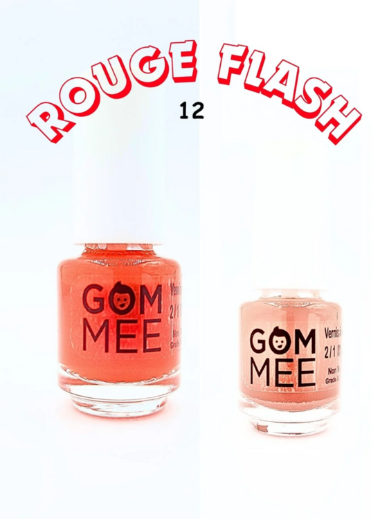 GOM-MEE | Vernis à Ongles Magique - Rouge flash