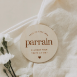 LE PETIT TABLEAU NOIR | Pastille de Bois - Parrain