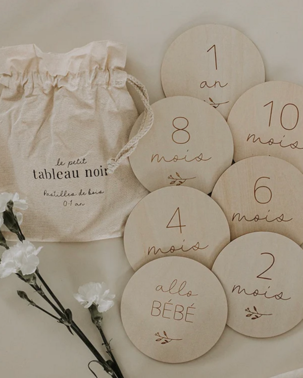 LE PETIT TABLEAU NOIR | Pastilles de Bois - Script