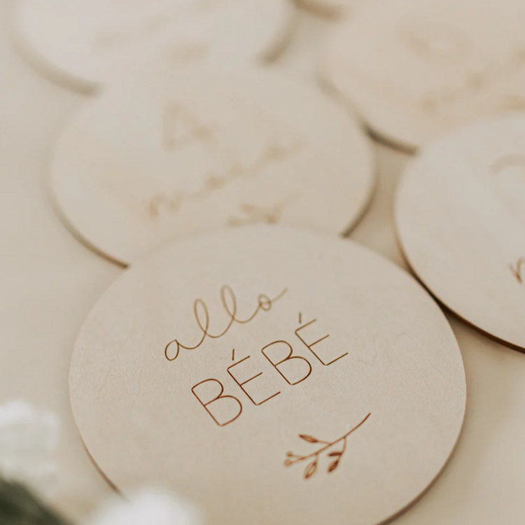 LE PETIT TABLEAU NOIR | Pastilles de Bois - Script