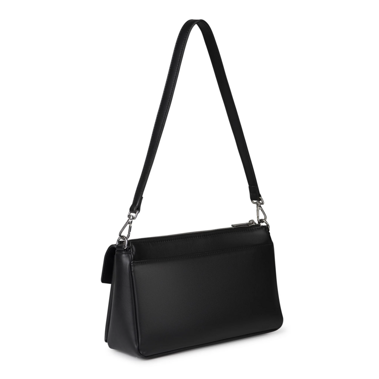 LAMBERT | Le Esmee - Sac à main 2-en-1 en cuir vegan - Noir
