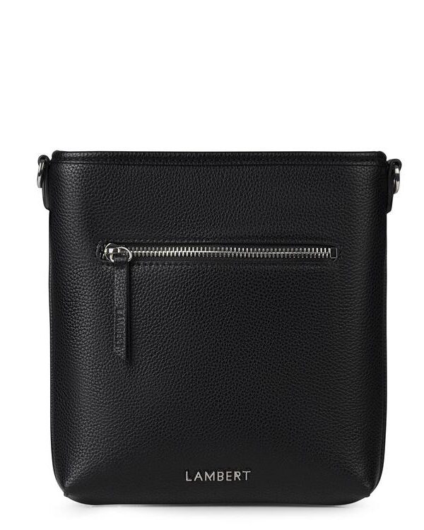 LAMBERT | Le Jacklyn - Sac à bandoulière en cuir vegan - Noir