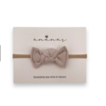 ANANAS CO | Grand Élastique Mini-Boucle en Bambou - Beige