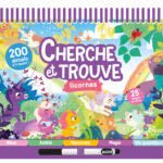 AUZOU | Cherche et Trouve avec Crayon Effaçable - Licornes