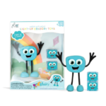 GLO PALS | Personnage Lumineux avec Cubes - Blair - Bleu