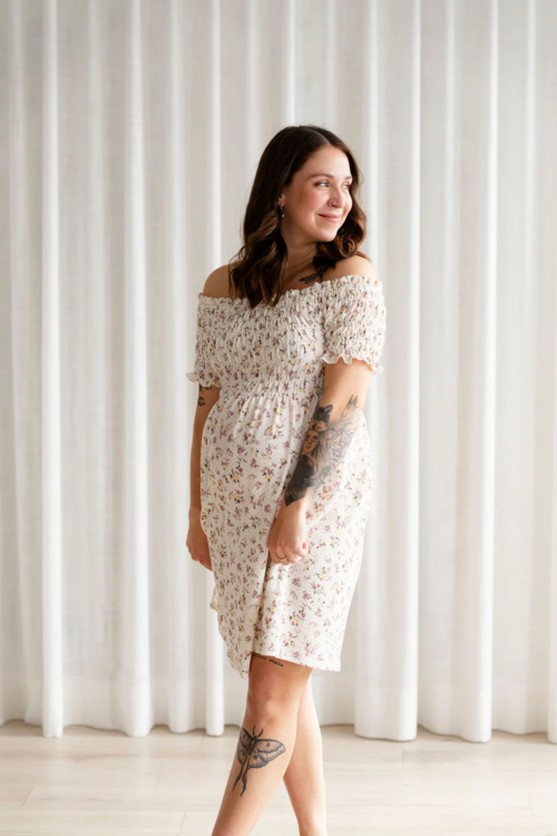 ROSE MATERNITÉ | Robe Fleurie - CÉLINA