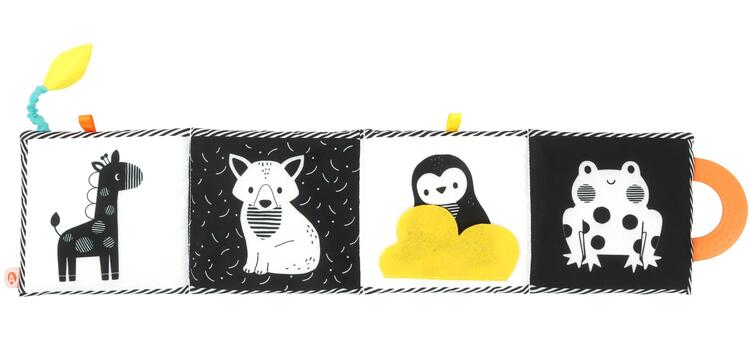 AUZOU | Mon Tout Premier Livre Tissus - En noir et blanc!