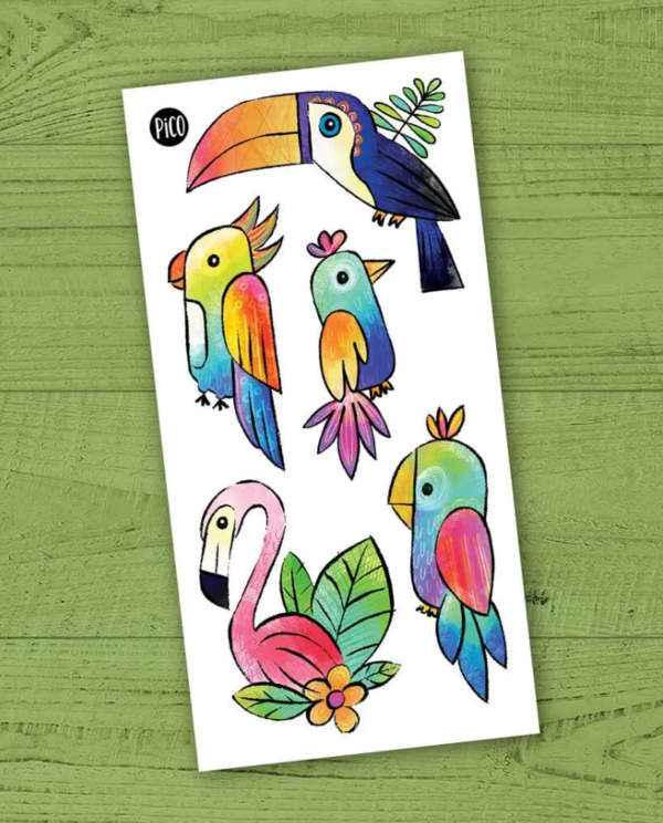 PiCO | Tatouage Temporaire - Miguel le toucan