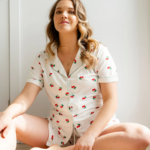 ROSE MATERNITÉ | Pyjama 2 Pièces - Cerise