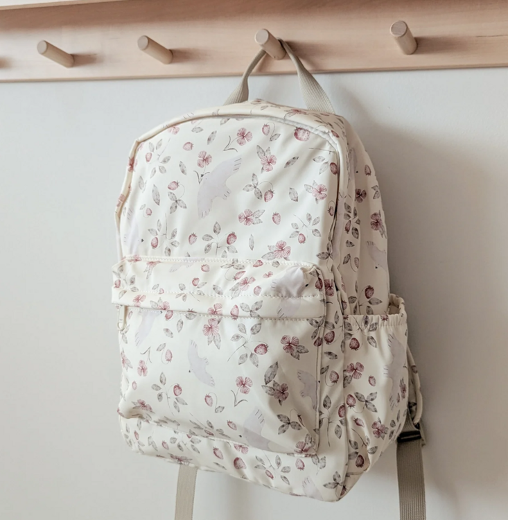 MENOUM MENOUM | Sac-à-Dos Mini - Fleurs et oiseaux